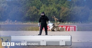 Alemania atribuye a Rusia un ataque con drones en el aeropuerto de Leipzig - BBC News Mundo