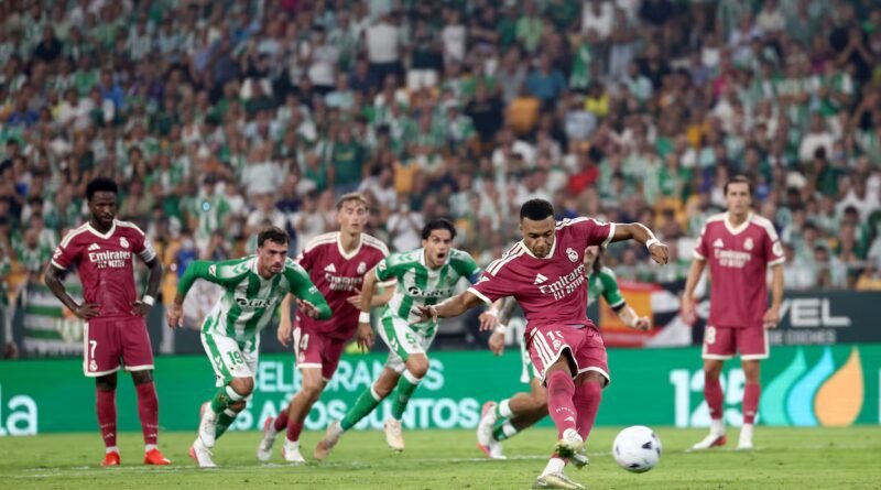 El Betis frena al Madrid feliz de Mourinho