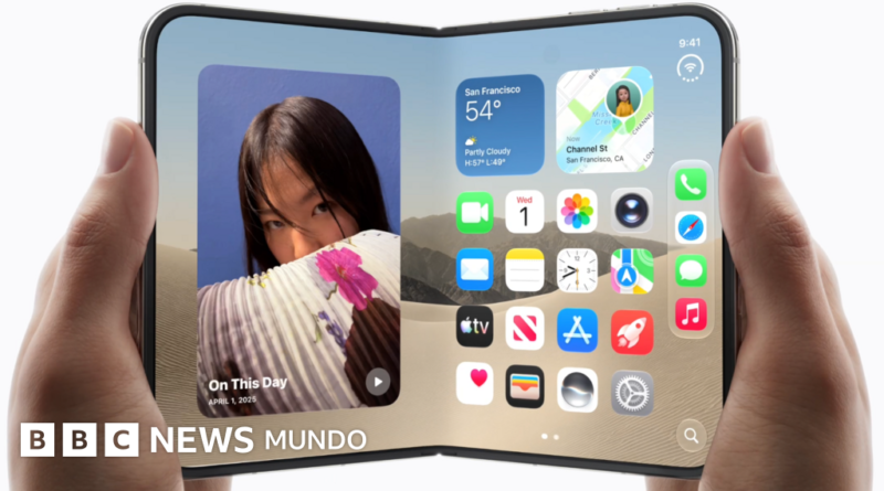 El costoso iPhone pleglable, la apuesta del nuevo jefe de Apple - BBC News Mundo