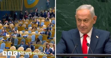 En video: decenas de delegados abandonan la Asamblea General de la ONU durante la intervención de Netanyahu - BBC News Mundo