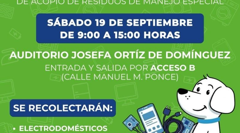 Invita Municipio de Querétaro Mega Jornada de recolección de residuos de manejo especial - RR Noticias