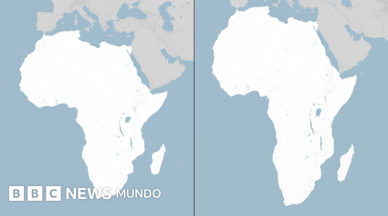 La ONU aprueba un nuevo mapamundi que refleja el tamaño real de África - BBC News Mundo
