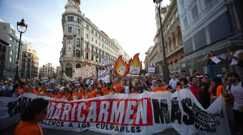 La indignación por la vivienda toma la calle y se planta en Sol