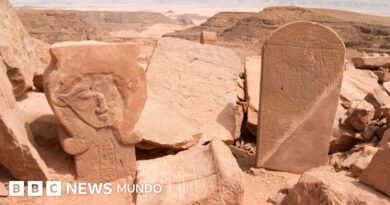 La mina de turquesa donde nació nuestro alfabeto (y cuáles fueron las primeras palabras que encontraron) - BBC News Mundo