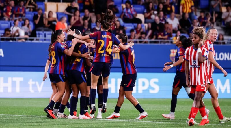 La pegada del Barça se impone a la profundidad del Atlético