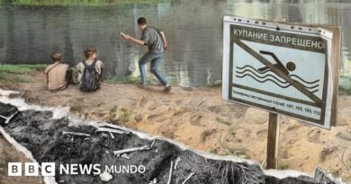 La playa de los huesos: cómo Rusia intenta olvidar la represión soviética, pero las pruebas siguen aflorando en un lago - BBC News Mundo