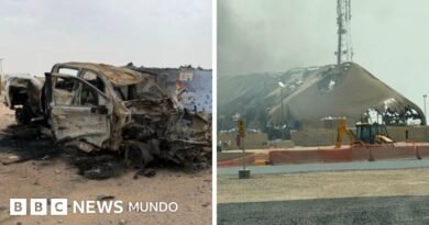 Las imágenes que revelan la destrucción causada por Irán en instalaciones militares de EE.UU. - BBC News Mundo
