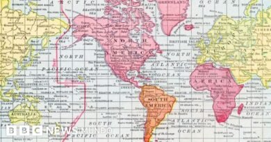 Los aciertos y errores de 3 mapas que usamos hoy (y por qué el aprobado ahora por la ONU tampoco representa correctamente al mundo) - BBC News Mundo