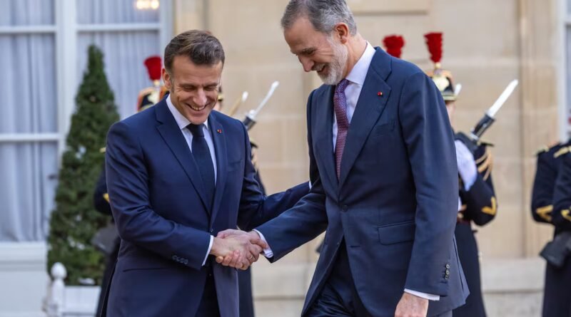 Macron visita España en un viaje de Estado con ecos de final de una era