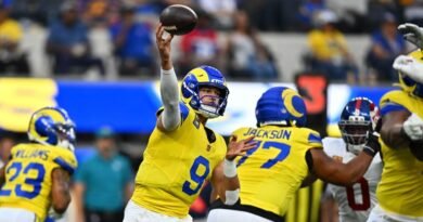 Matthew Stafford lanza cuatro pases de TD para comandar el triunfo de los Rams ante los Giants - RR Noticias
