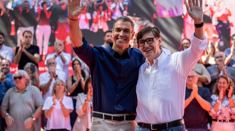 Pedro Sánchez, en la fiesta del PSC: “Cada nueva crisis, una nueva deslealtad de PP y Vox”