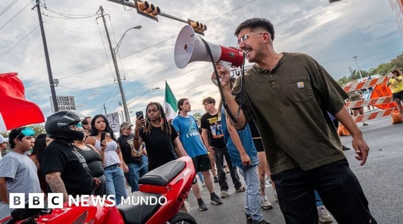Protestas en Texas tras el disparo de un agente de ICE contra un migrante venezolano - BBC News Mundo