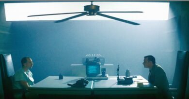 Un fotograma de la escena de la prueba Voight-Kampff en 'Blade Runner'.