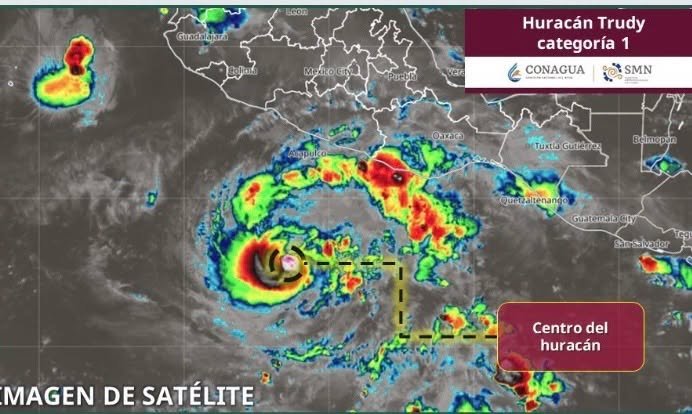 'Trudy' y 'Simón' amenazan a México: se esperan lluvias intensas y oleaje en 25 estados este jueves  - RR Noticias