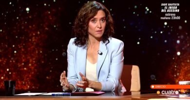 La presidenta de la Comunidad de Madrid, Isabel Díaz Ayuso, la noche del jueves en el programa Horizonte, de Cuatro.