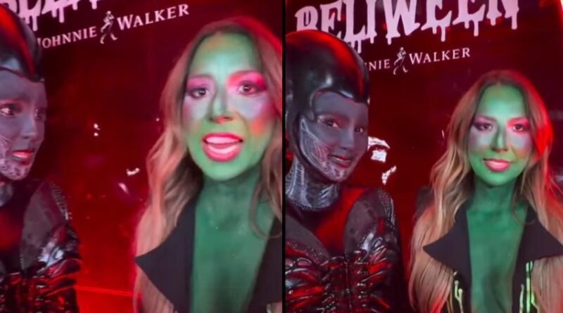 Belinda y Mafe Walker se vuelven virales por hablar en supuesto idioma extraterrestre durante el Beliween 2026 - RR Noticias