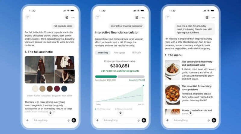 ChatGPT estrena interfaz visual: qué es Intelligent UI y quiénes pueden usarlo
