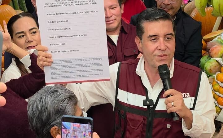 Chema Tapia se registra para buscar la alcaldía de Querétaro por Morena - RR Noticias