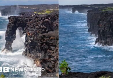 Colapsa en Hawái el emblemático arco marino Hōlei de 550 años de antigüedad - BBC News Mundo