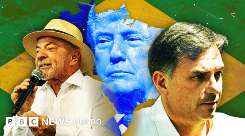 Cómo Trump está tratando de influir para que Flávio Bolsonaro gane a Lula en las elecciones de Brasil - BBC News Mundo