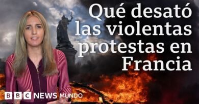 De estudiantes secundarios a “chalecos amarillos”: cómo creció la protesta que sacude Francia - BBC News Mundo