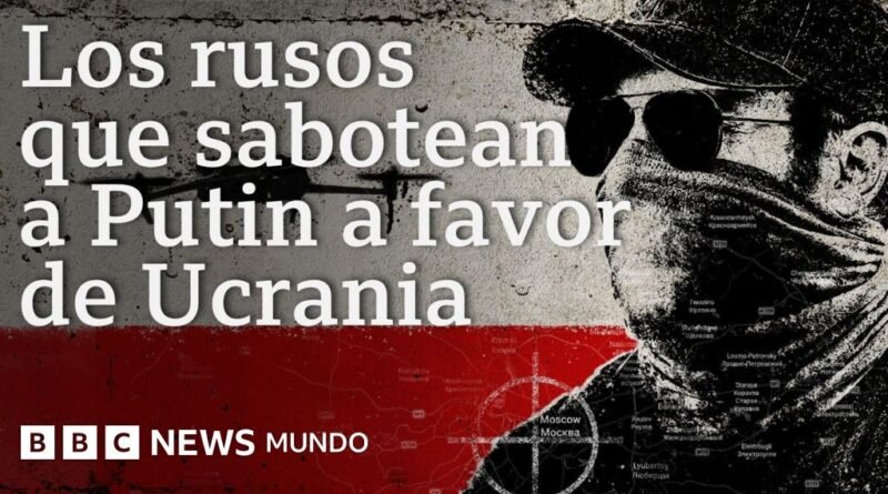 Desde informantes hasta acusaciones de sabotaje: los rusos que dicen ayudar a Ucrania dentro de Rusia - BBC News Mundo