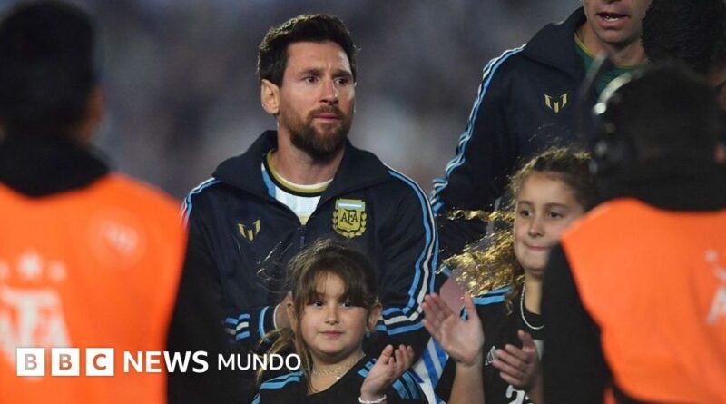 El emotivo último partido en el que Messi se despidió de la selección argentina - BBC News Mundo