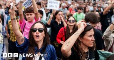 En fotos: las multitudinarias protestas en España contra la crisis de la vivienda En fotos: las multitudinarias protestas en España contra la crisis de la vivienda - BBC News Mundo