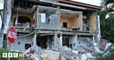 En imágenes: los graves destrozos que dejó el potente terremoto que sacudió Panamá este viernes - BBC News Mundo