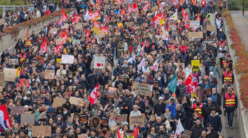 Francia despliega 70 mil policías ante nuevas protestas por el costo de vida y contra la ultraderecha - RR Noticias