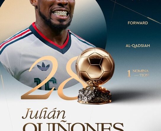 Julián Quiñones, entre los mejores futbolistas del mundo - RR Noticias