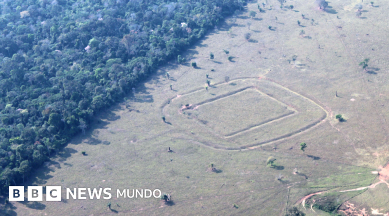 Las monumentales construcciones escondidas en la Amazonía recién descubiertas por científicos - BBC News Mundo