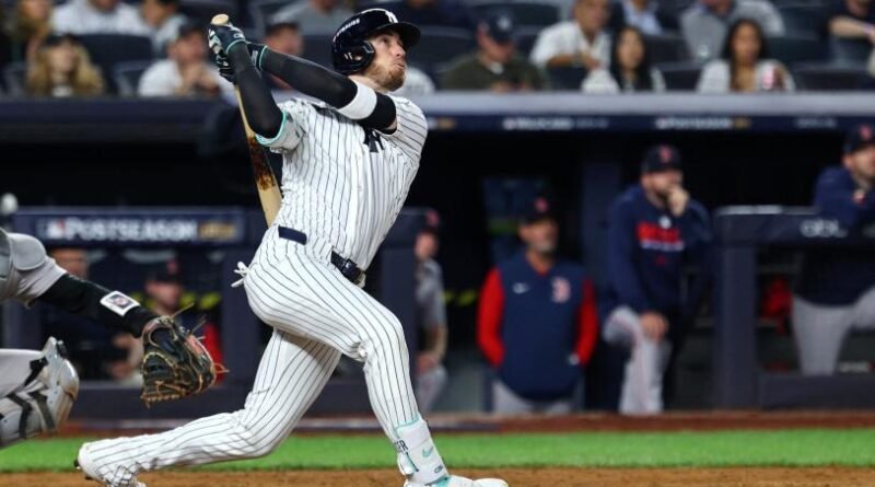 Los Yankees barren a Red Sox y aseguran su boleto a la serie divisional © 2026 Imagen - Excélsior. Todos los derechos reservados. El contenido de este sitio y de la edición impresa está protegido por la Ley Federal del Derecho de Autor. Prohibida la reproducción total o parcial sin autorización previa y por escrito. El material de terceros conserva sus propios derechos. - RR Noticias