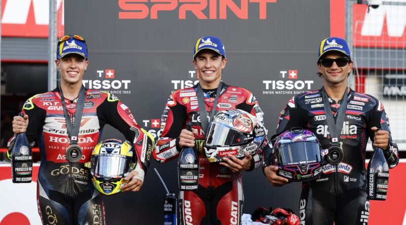 Marc Márquez y Jorge Martín, un toma y daca diario por el título de MotoGP
