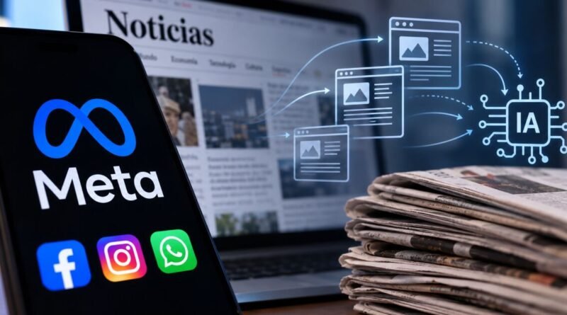 Meta retrasa nuevas reglas que le permitirían usar contenido de sitios web tras presión de editores