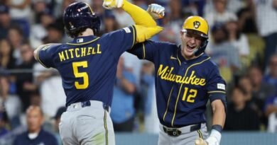Milwaukee destroza a Dodgers y pone un pie en la Serie Mundial - RR Noticias