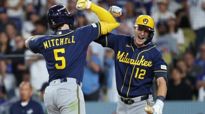 Milwaukee destroza a Dodgers y pone un pie en la Serie Mundial - RR Noticias