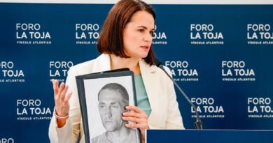 Svetlana Tijanóvskaya: “Si dejamos que Ucrania pierda la guerra, la pregunta será quién es el siguiente”