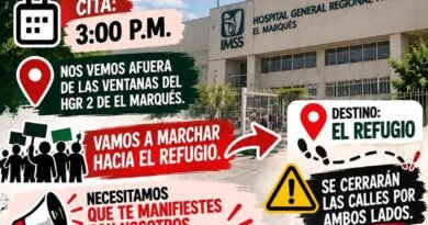 Trabajadores del IMSS convocan a marcha en El Marqués - RR Noticias