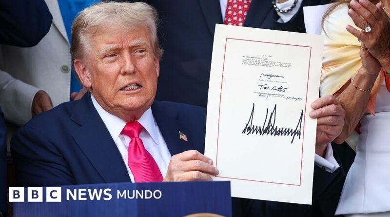 ¿Cómo le está yendo a la economía estadounidense bajo la presidencia de Trump? - BBC News Mundo