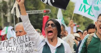 ¿Por qué hay tantas protestas en México si Claudia Sheinbaum es tan popular? - BBC News Mundo